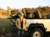 Liesel van Zyl - enjoying a chilly winter morning safari!